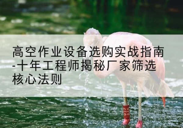 福贡剪叉式升降机厂家-高空作业设备选购实战指南-十年工程师揭秘厂家筛选核心法则